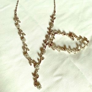 Vintage Kirk's Folly necklace and bracelet set